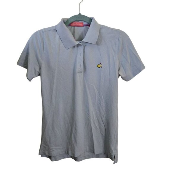 Magnolia Lane Tops - Magnolia Lane Collection Master's Logo Augusta Golf Mint Polo Shirt Size S
